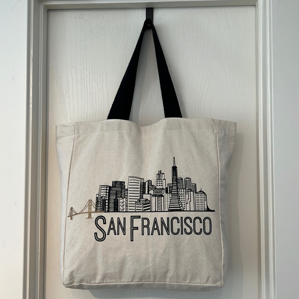 San Francisco Canvas Tote Bag - 100% Cotton